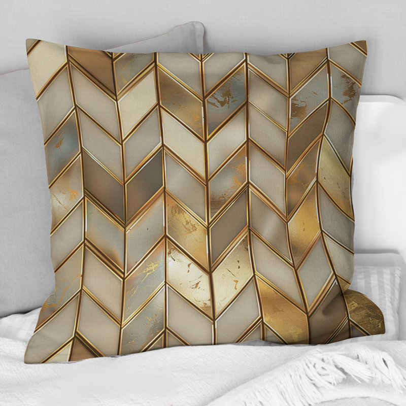 Coussin décoratif métallique Glam III - Glam, 18" x 18"
