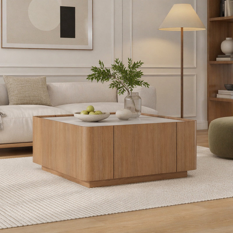 Table basse Modern, 31,5 po - Carré