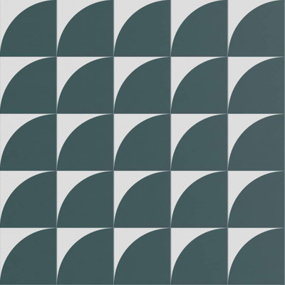Stacy Garcia Victoria 8" x 8" Porcelain Encaustic Patterned Look Wall & Floor Tile