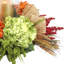 Hydrangea Fall Centerpiece with Candleholder