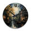 Horloge murale surdimensionnée Green Canals-2029471961