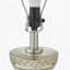 Lampe de table en verre texturé