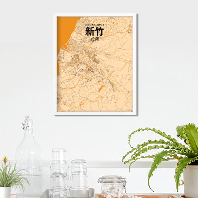 Hsinchu (chinois traditionnel), impression sur toile tendue