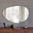 Elegant Abstract Wall Mirror, White Finish, 35.4 x 23.6 x 0.5 inches | 100% MDF Material, Wall-Mountable | Perfect for Modern Home Decor, Enhances Light and Space, Stylish and Functional Design-366471905