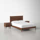 Jacqualine 3-Piece Walnut Bedroom Set
