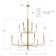 Yanibel 15-Light 2-Tier Minimalist Candlestick Chandelier