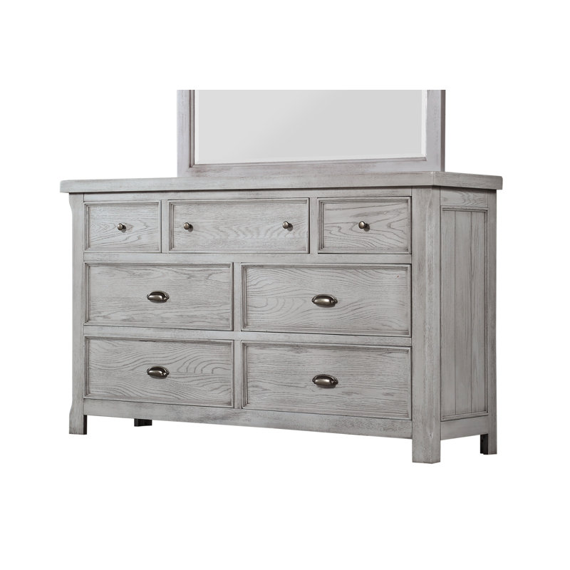 Commode double 7 tiroirs avec miroir Scheller