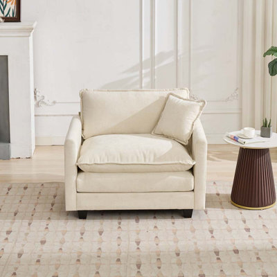 Fabric Upholstered  Armchair