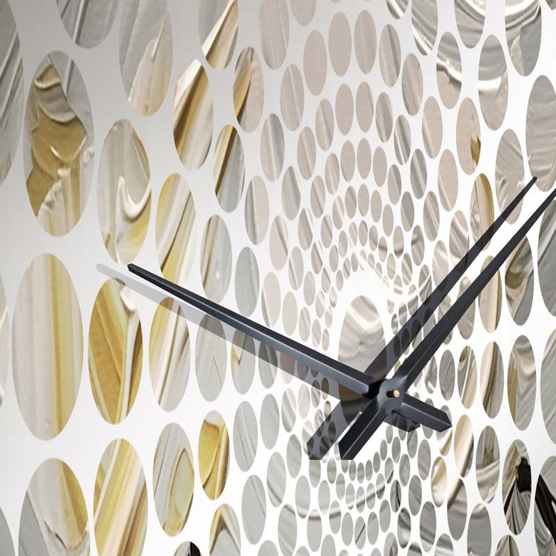 Osterville - Horloge murale peinture abstraite, Petit