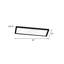 Plafonnier encastré à DEL Lugan - P 12 po x l 24 po - nickel satiné-757219814-786127839