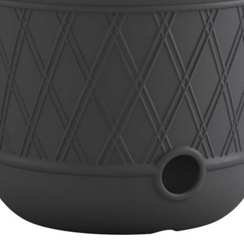 Peppercorn Resin Decorative Outdoor Garden Hose Storage Pot