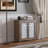 Solid Wood Transitional Storage Cabinet