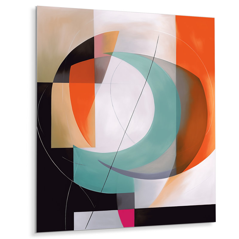 Exploring Abstracted Patterns IV - Modern Geometric Metal Wall Decor, 20" H x 12" W x 1" D