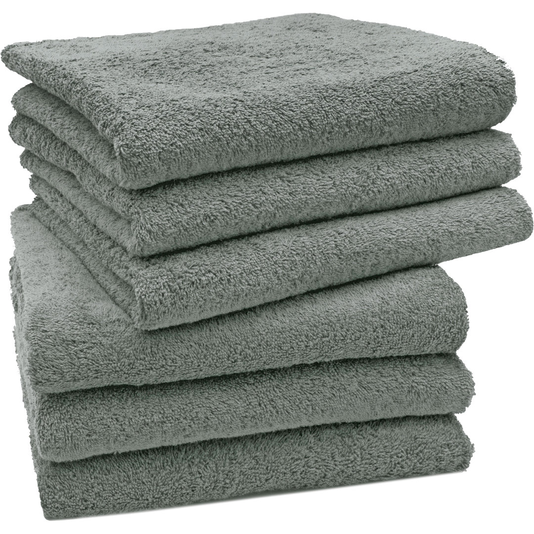 6 Pieces Chemical-free and Sustainable Hand Towel Same-Size Set