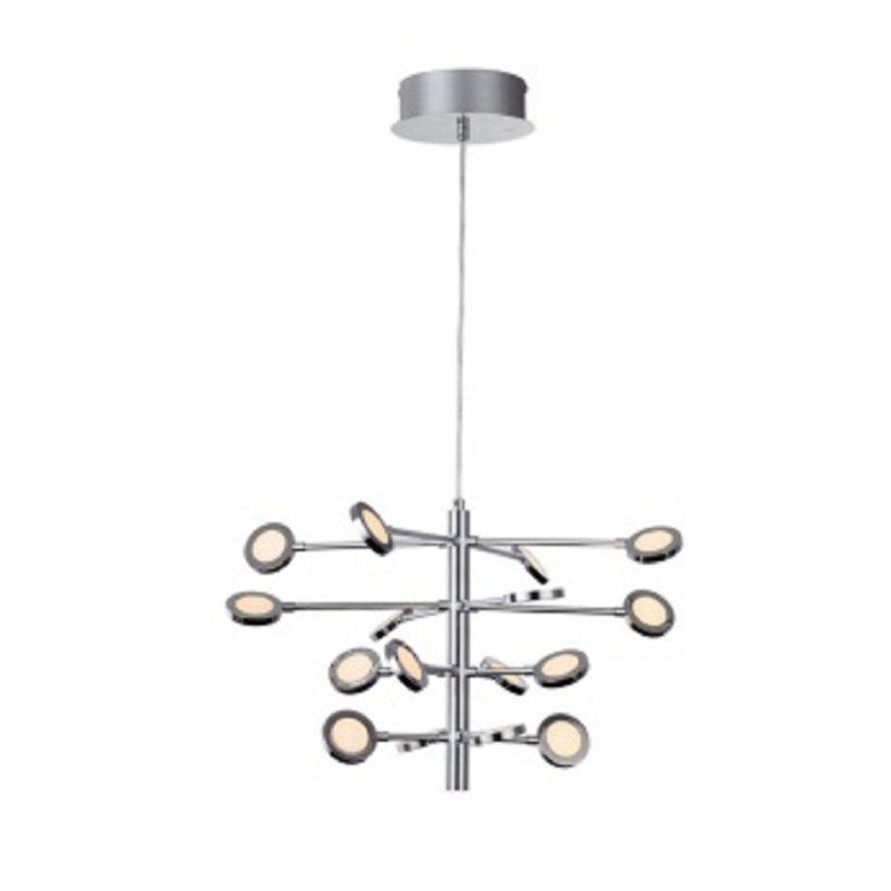 Lustree linéaire 16 lumières spoutnik moderne à 8 bars Palu