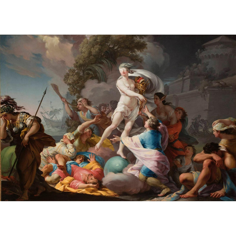 Fortune (1754), 24" H x 32" W