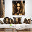 Coussin de brunette digital art portrait-31479526-31479530