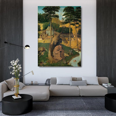 Lark Manor ™, reproduction d'art sur toile tendue par la galerie Hieronyme de Bosch: «The Temptation of St Anthony»