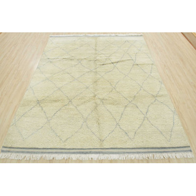 Junjie Hand Knotted Wool Rug