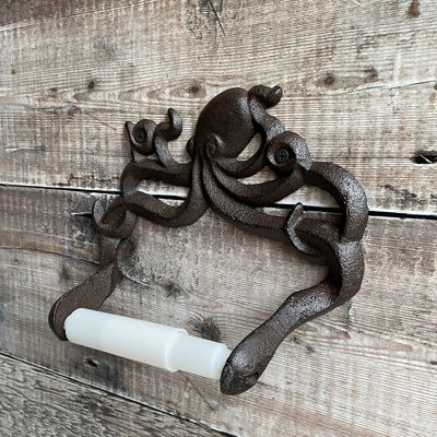 Lapidge Octopus Wall-Mounted Paper Towel Holder