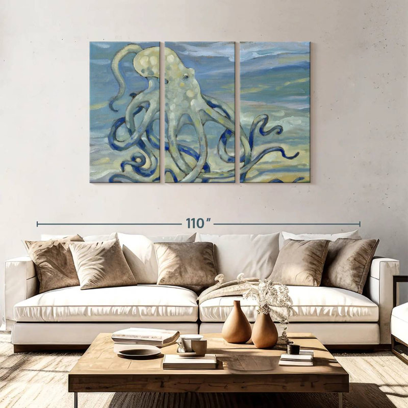 Brampt East Point Octopus, 48" H x 74" W