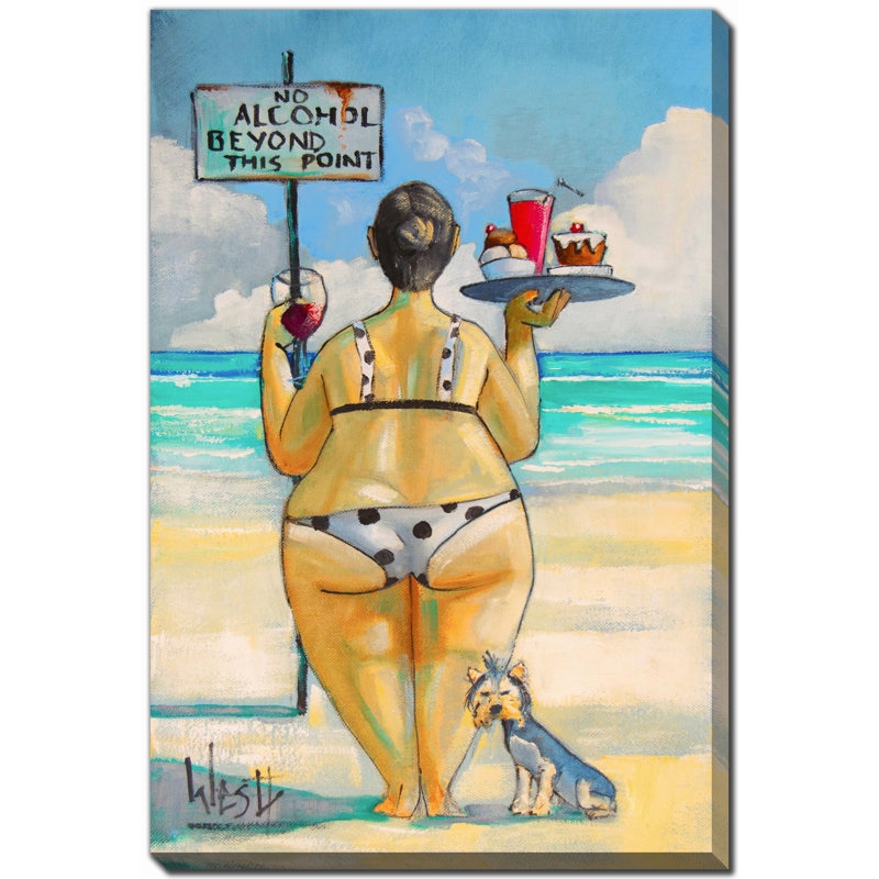 No Alcohol Beyond This Point, 20" H x 16" W