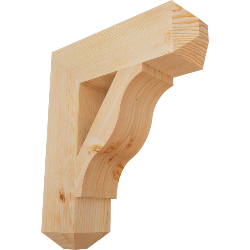 Support pour artisan Funston, H 26 po x l 5,5 po x P 22 po, Sapin de Douglas, Lisse