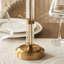 Morton Rechargeable Table Lamp Base finished in Br Aged Brass