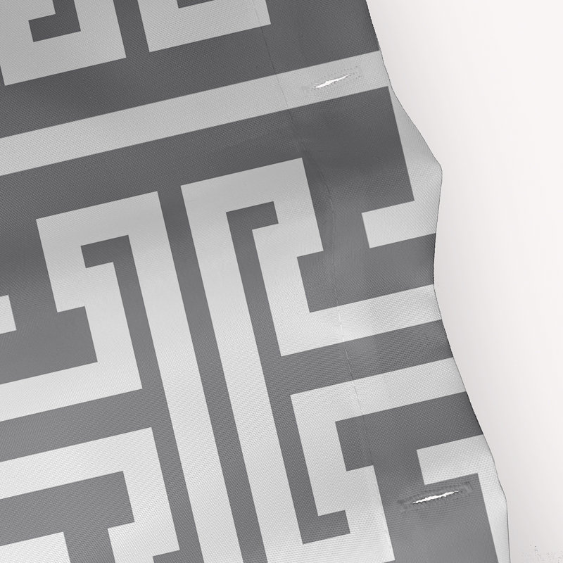 Rideau de douche simple, Gris classique