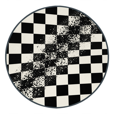 Tapis bleu moelleux moelleux Adlai