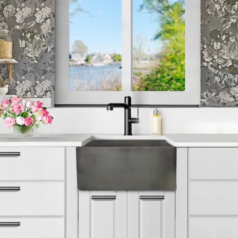 Vineyard Single Bowl Fireclay Kitchen Sink