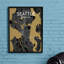 Seattle City Map - No Frame Print-21278860