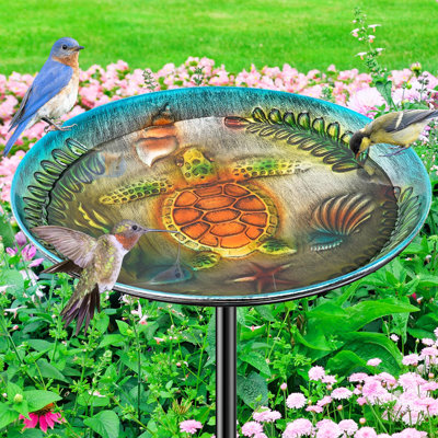 Bird Bath For Outside Bird Feeder Bowl Vintage Bird Baths For Outdoors Garden Yard