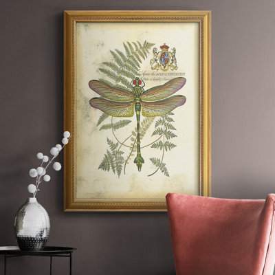 Toile encadrée de qualité supérieure Regal Dragonfly III (PP)
