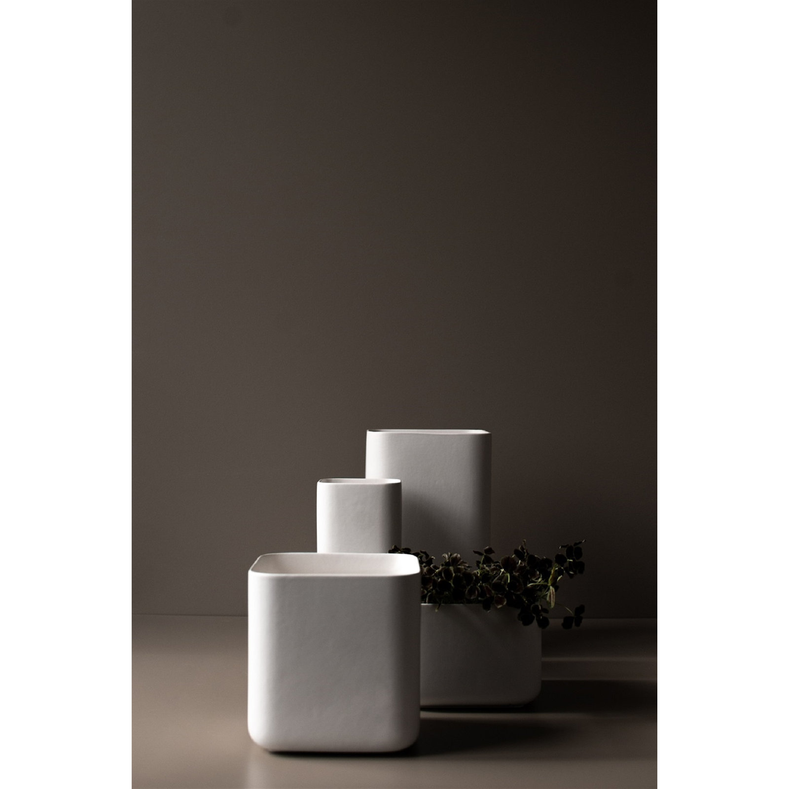 3.94'' Ceramic Table Vase, White