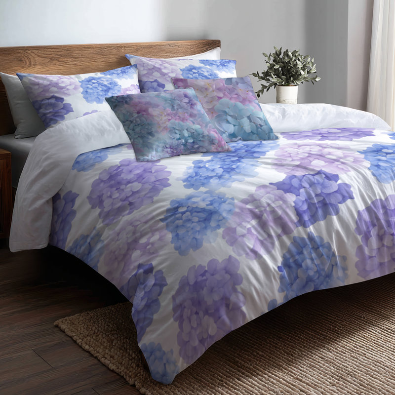 Ensemble d'édredon 6 pièces Floral, King Comforter + 5 Additional Pieces