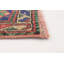 Tapis de couloir unique en laine noué à la main style années 1990 de 4 pi 9 po x 12 pi 11 po Molly-Rose