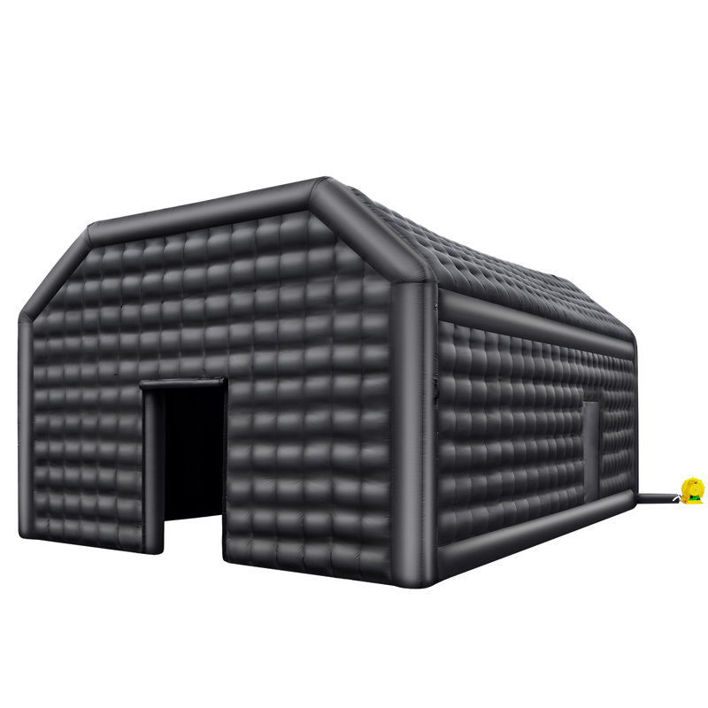 Large Black Inflatable Nightclub Party Tent with Blower