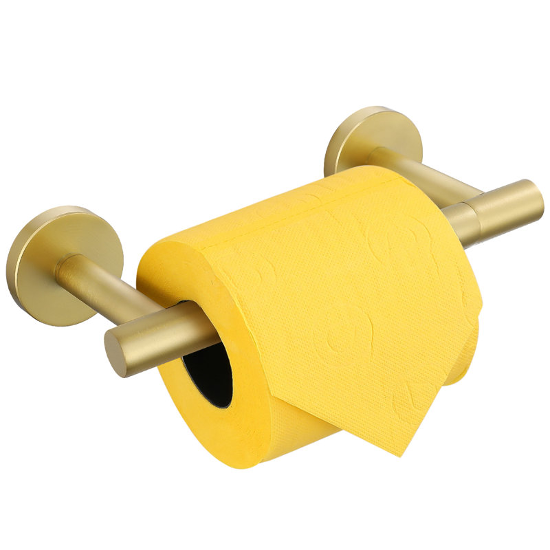 Wall Mounted Toilet Paper Holder, Polished Chrome