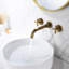 Robinet de meuble-lavabo mural avec égouttoir escamotable-115721350
