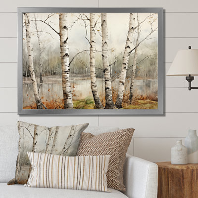 " Beige Silver Birch Beauty "