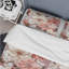 Ensemble de housse de couette rose et blanc Poppies Blossoming Grace I-725417227