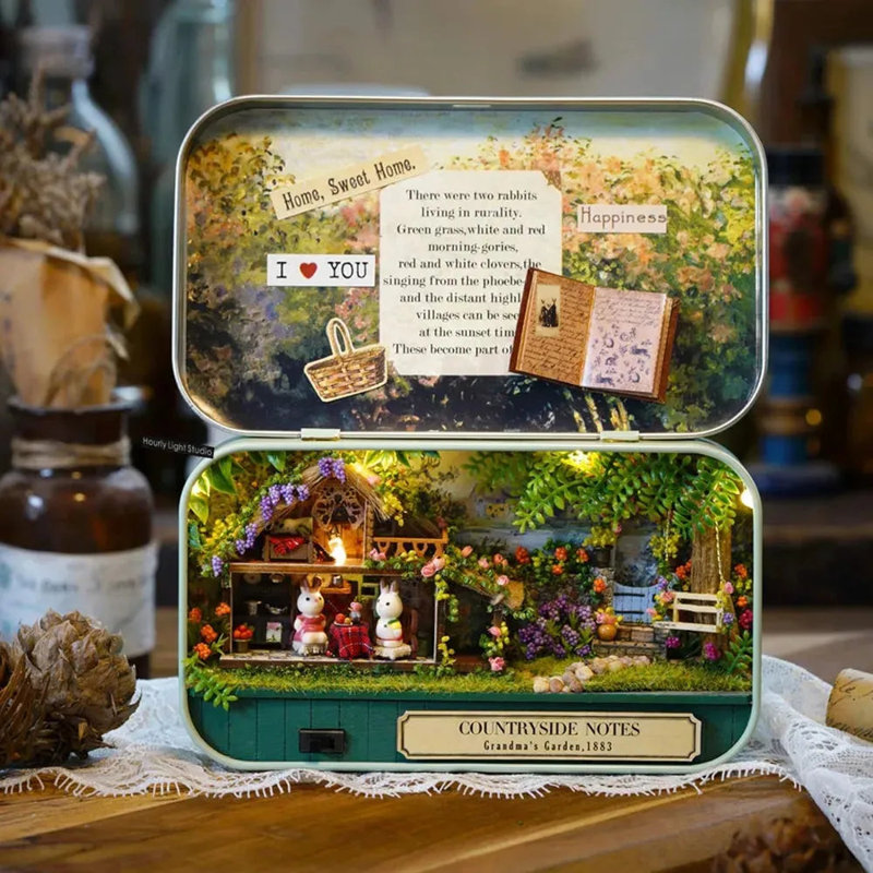 Wizardi Miniature Roombox Kit - Countryside notes