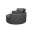 Fauteuil demi-tonneau en polyester de 61 po Ashonte Anjuan-234916350