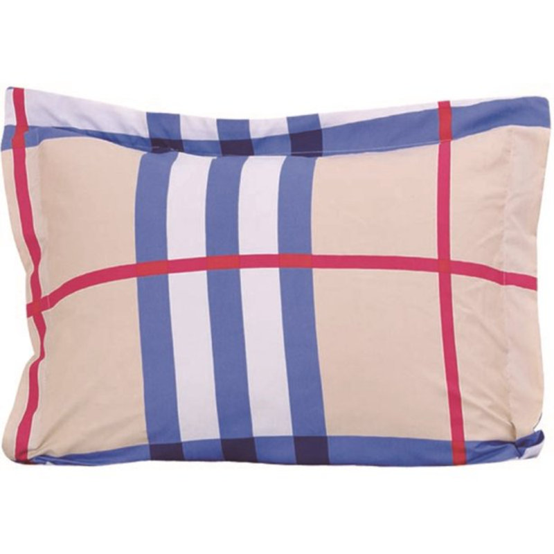 Preppy Box Stitch Plaid Comforter, Queen Comforter + 7 Additional Pieces