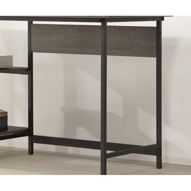 Bureau gris patiné