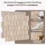 Adolif 3 Inch Arabesque Carrara White Marble Mosaic Tile for Wall Floor, 5 Sheets, 3.9 sq.ft-133392452