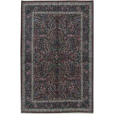 Shah Wool Oriental Area Rug in Red/Gray