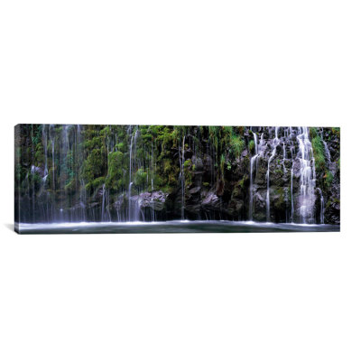 «Mossbrae Falls, Sacramento River, Siskiyou County, California», reproduction de photo sur toile tendue
