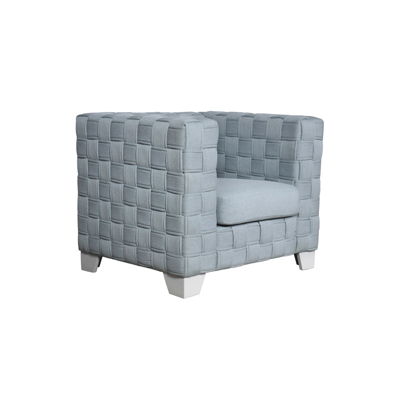 Méridienne Blue Chenille